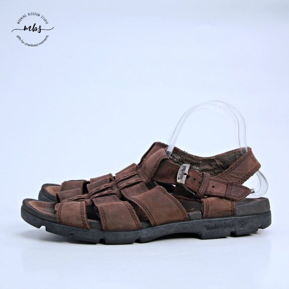 Timberland Leather Sandals‎ Brown Men 11